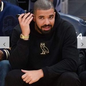 RARE NWT OG OWL Hoodie October's Very Own OVO Gold Embroidered Owl Hoodie NEW